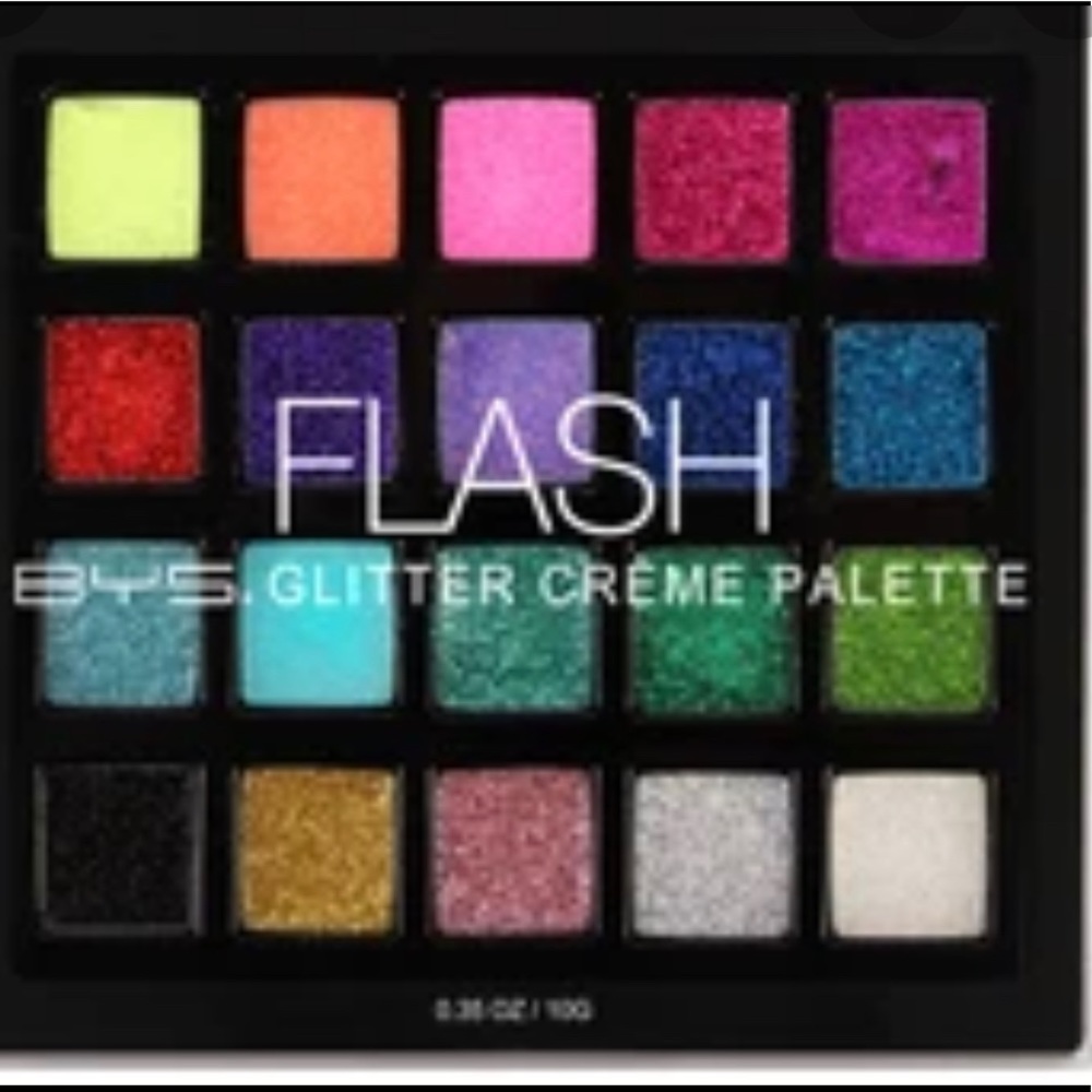 Glitter eyeshadow crème palette